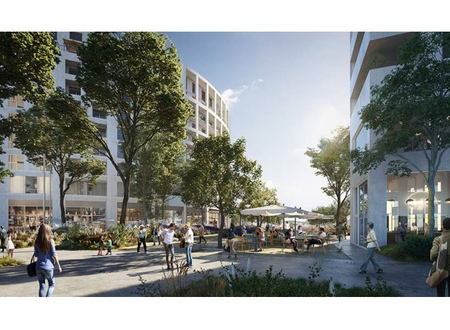 Investissement locatif en Gironde 33 : programme immobilier neuf pour investir Quai Neuf - Otago & Callao  Bordeaux