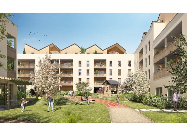 Investissement locatif en Pays de la Loire : programme immobilier neuf pour investir Chrysalide  Avrillé