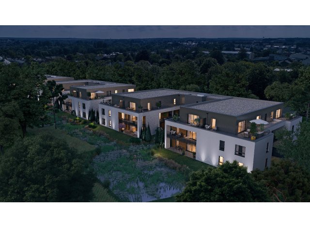 Investissement locatif en Moselle 57 : programme immobilier neuf pour investir Le Domaine des Arches  Marly