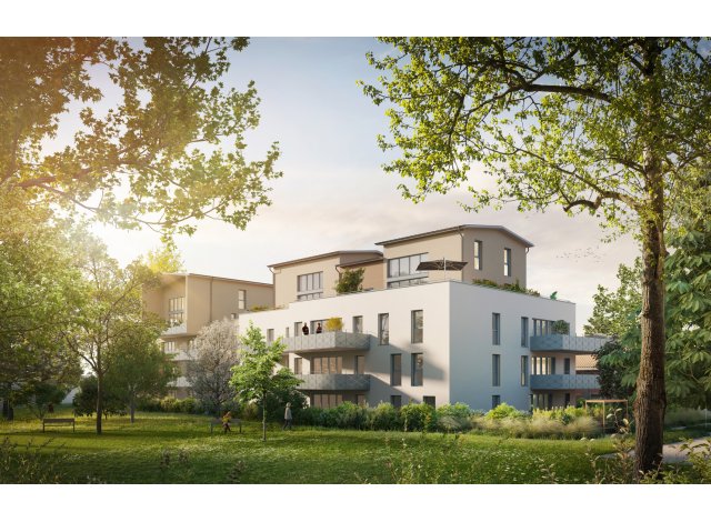 Investissement locatif dans l'Ain 01 : programme immobilier neuf pour investir Au Jardin des Dames  Bourg-en-Bresse