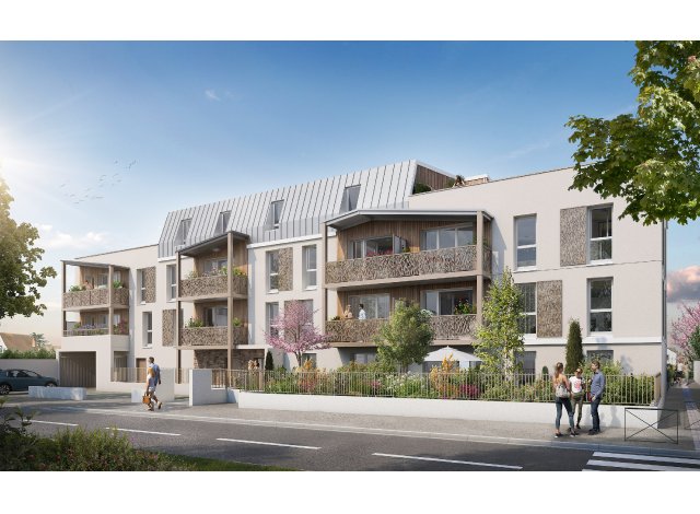 Investissement locatif dans le Loiret 45 : programme immobilier neuf pour investir Filigrane  Saint-Jean-de-Braye