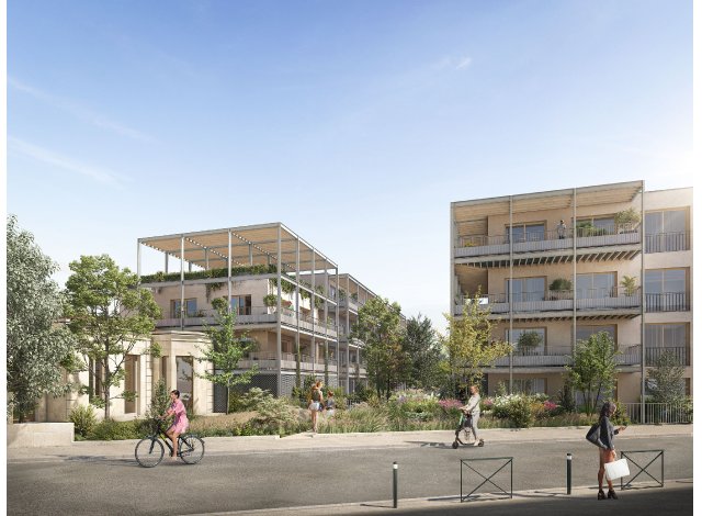 Investissement locatif  Saint-Loubs : programme immobilier neuf pour investir L'Ecrin des Chartrons  Bordeaux