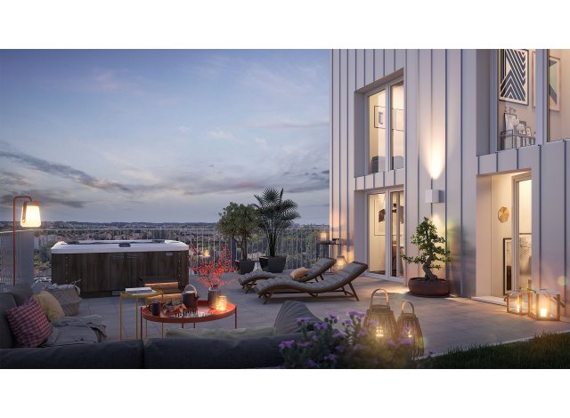 Investissement locatif dans les Hauts de Seine 92 : programme immobilier neuf pour investir Perle du Parc  Châtenay-Malabry