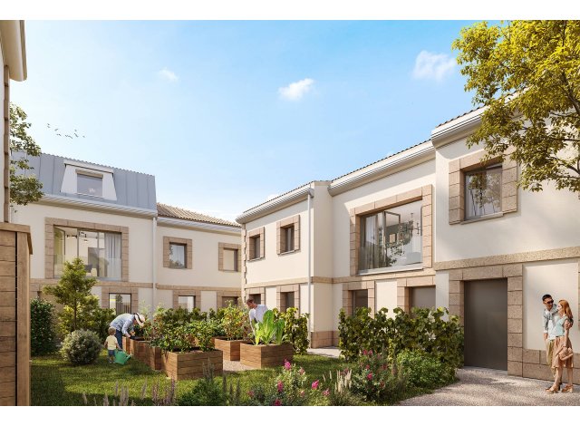 Investissement locatif  Blanquefort : programme immobilier neuf pour investir Les Villas Malbec  Bordeaux