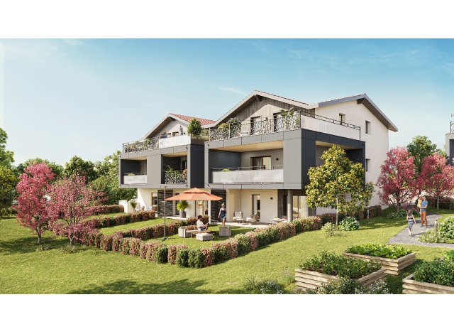 Investissement locatif en Haute-Savoie 74 : programme immobilier neuf pour investir Arbor & Sens  Feigeres