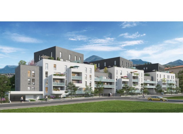 Investissement locatif en Haute-Savoie 74 : programme immobilier neuf pour investir Les Jardins du Lac  Thonon-les-Bains