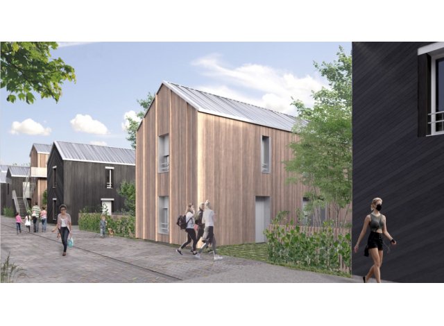 Investissement locatif en Bourgogne : programme immobilier neuf pour investir Belles Houses by Voisin  Dijon